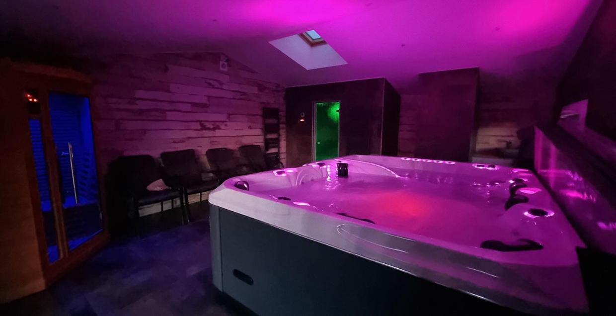 Gites de La Croisée des Chemins - Piscine Chauffée - Spa, Hammam et Sauna Izeaux Exterior foto