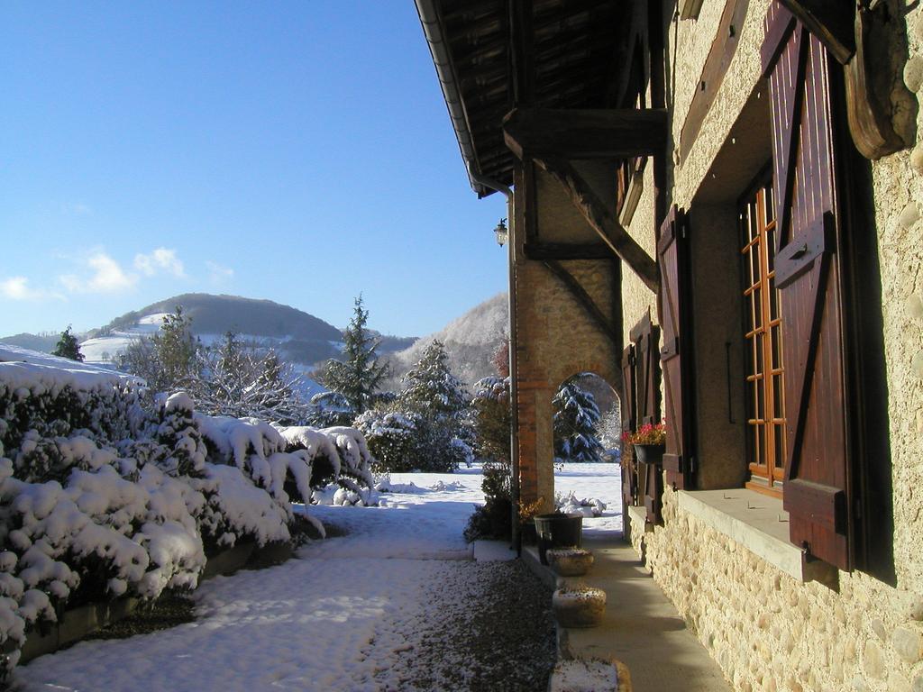 Gites de La Croisée des Chemins - Piscine Chauffée - Spa, Hammam et Sauna Izeaux Exterior foto